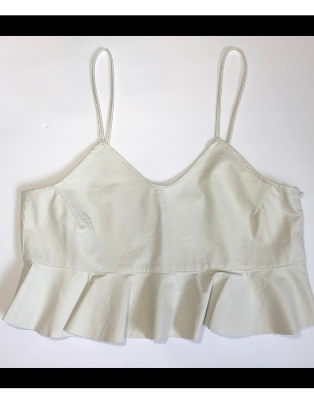 Zara leather top